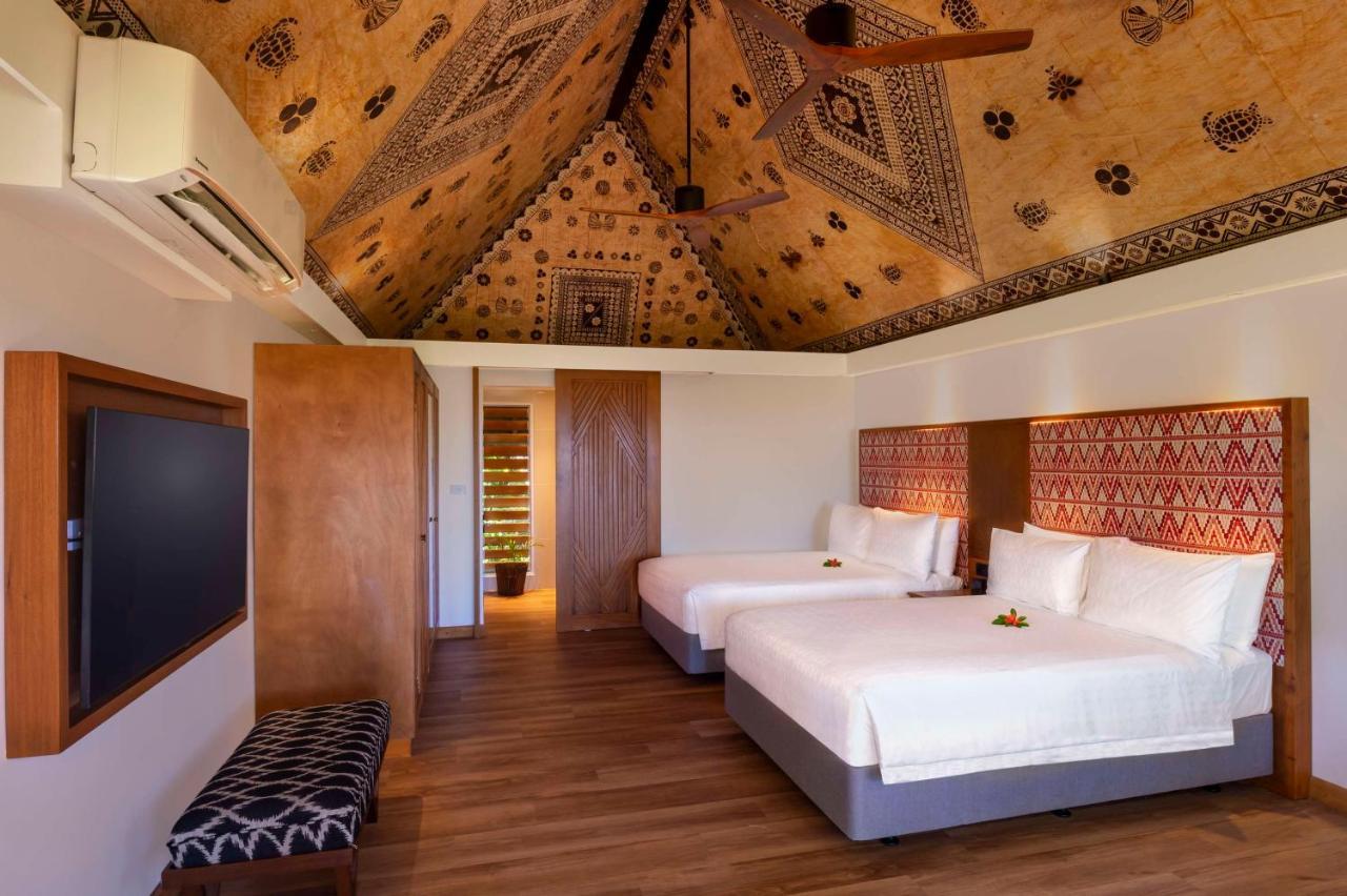 Outrigger Fiji Beach Resort Korotogo Εξωτερικό φωτογραφία A bedroom at the Sheraton Resort Fiji