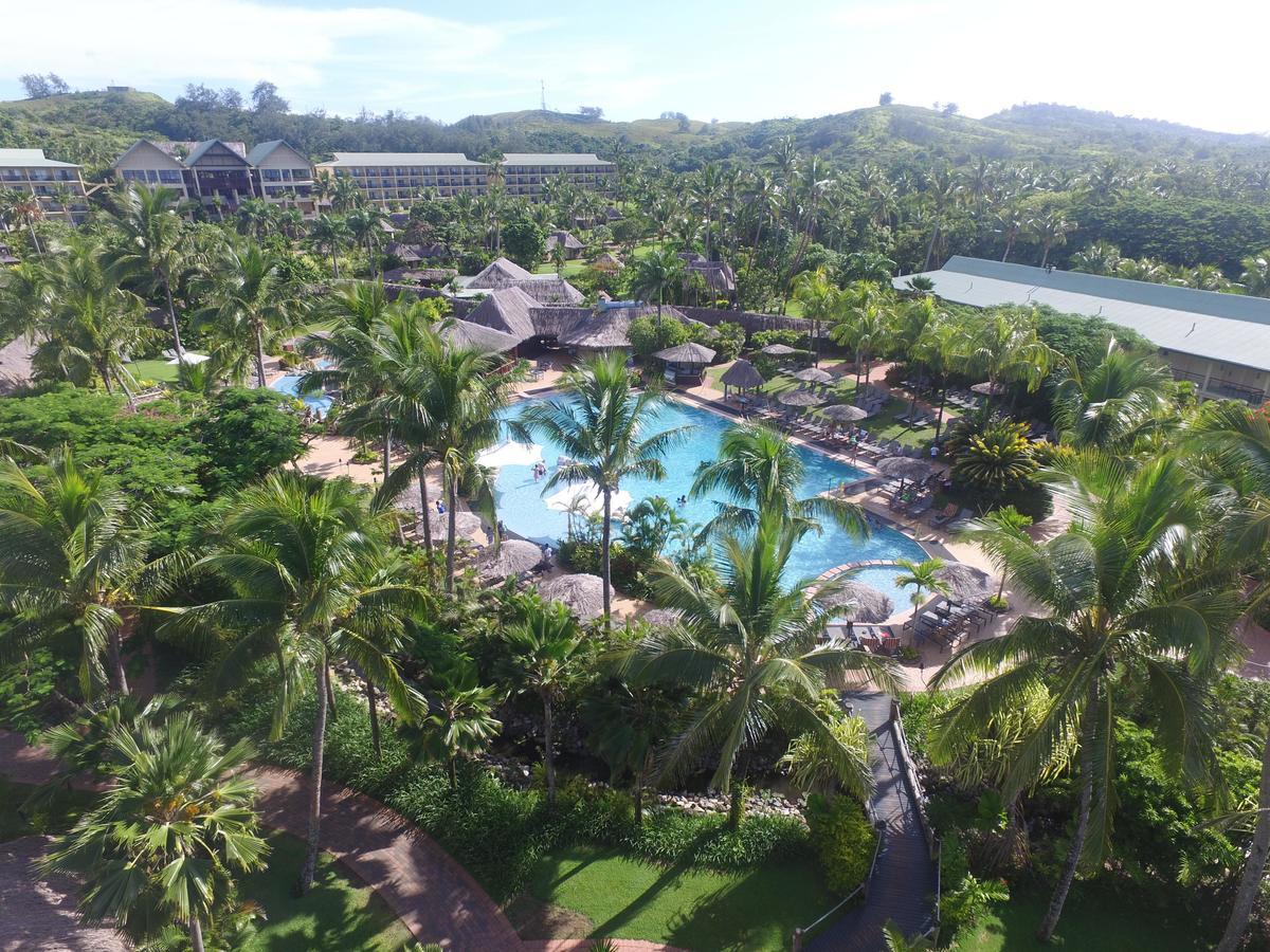 Outrigger Fiji Beach Resort Korotogo Εξωτερικό φωτογραφία Aerial view of the resort